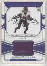 2021 Panini National Treasures Franchise /99 Rashod Bateman #FT-RB s3g
