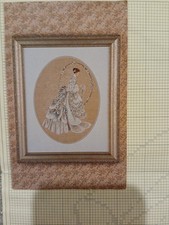 Lavender  Lace Cross Stitch Pattern The Bride