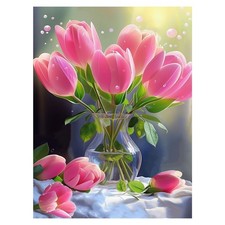 Diamond Painting Kits for Adults, Easy DIY 5D Round Full Drill Diamond Art kit P
