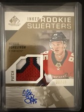 2018-19 Upper Deck SP Game Used - Rookie Sweaters Henrik Borgstrom #38/49