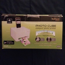 VuPoint Solutions Photo Cube Compact Photo Printer IP-P10-VP Apple And Android