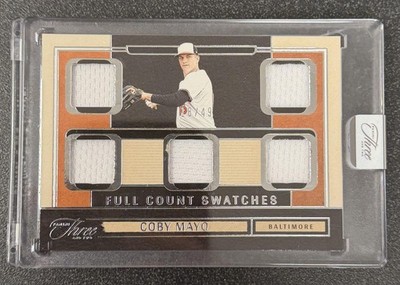 2025 Panini Three and Two #FCS-CM Coby Mayo Full Count Swatches #/49