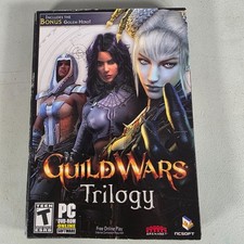 Guild Wars Trilogy PC Game DVD ROM Complete In Box Online RPG 2008