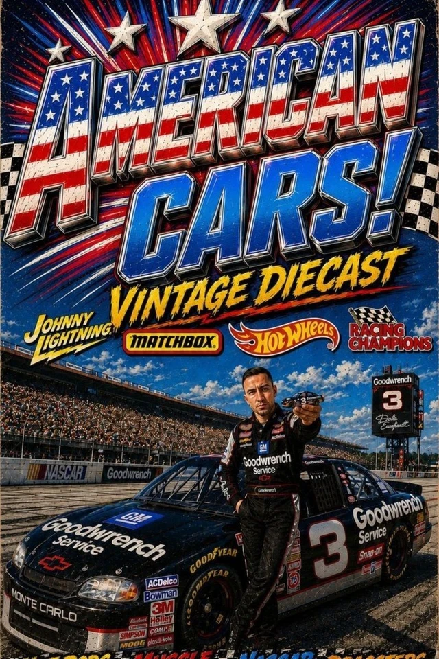 🔥American Diecast!🔥NASCAR, Hot Rod, Muscle Cars, Dragsters! 1980s-2000s