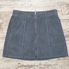 American Eagle Outfitters Hi Rise A Line Corduroy Skirt Blue Size 4