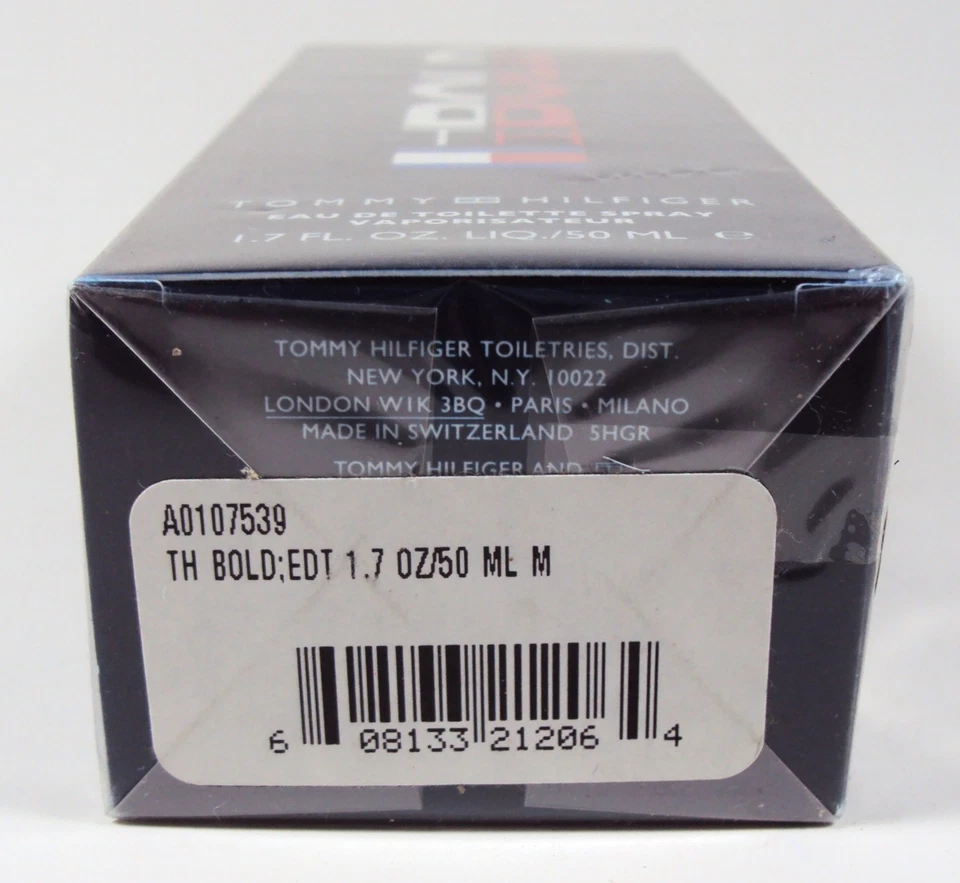 Tommy Hilfiger Bold para Hombres 1.7 OZ / 50 ml EDT Spray NUEVO en CAJA *SELLADO* Foto 4 de 4