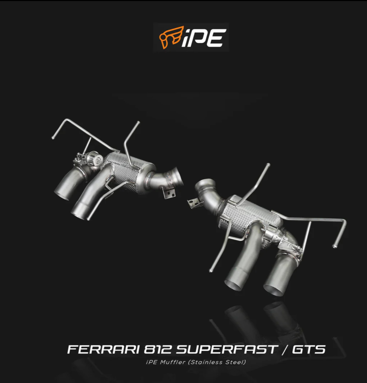 Ferrari 812 Superfast / GTS iPE Exhaust Valvetronic System with X Pipe Stainless