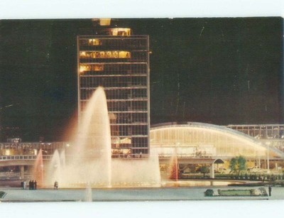 Pre-1980 INTERNATIONAL AIRPORT NIGHT VIEW Queens - New York City NY E3469@