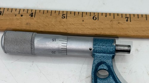 Fowler 1 - 2 Inch Outside Micrometer Made In Japan Locking - Afbeelding 9 van 9