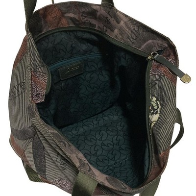 Auth GATTINONI - Gray Khaki Multi Nylon Shoulder Bag | eBay