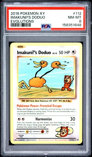 Imakuni?'s Doduo graded PSA 8 for sale on eBay