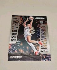2025 Panini Prizm WNBA #13 Kiki Iriafen Fireworks Mystics