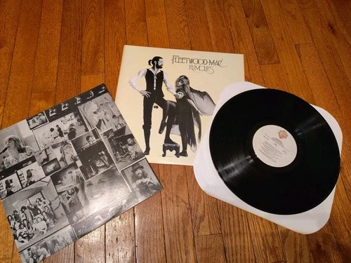 Fleetwood Mac Rumours BSK 3010 1977 Vinyl LP Record, w/ Lyric Insert EXC COND