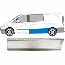 Mercedes Vito W639 2003-2014 Seitenwand Reparaturblech / Links Mercedes Vito W639 2003-2014 Seitenwand Reparaturblech / Links