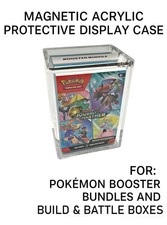 Magnetic Acrylic Display Case for Pok mon Booster Bundles Build Battle Boxes