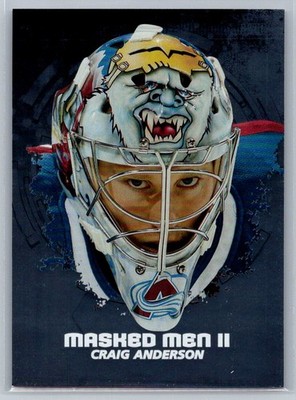 2009-10 ITG Between The Pipes #MM-41 Craig Anderson Masked Men II Silver