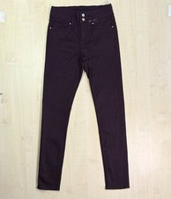 Topshop Kristen High Waisted Skinny Denim Jeans/Pants Purple Size 8 W28, L30