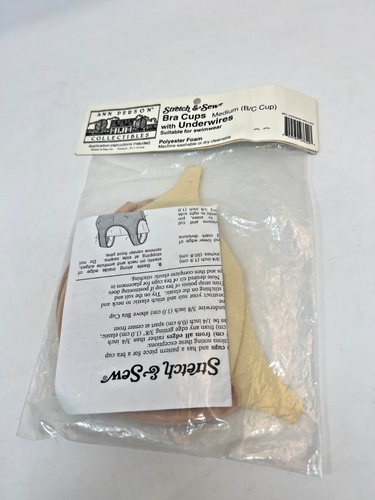 Ann Person Collectibles Sew In Foam Bra Cups Push Up Bra Pads B/C Cup NEW - 第 4/7 張圖片