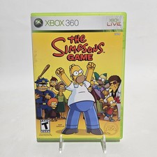The Simpsons Game (Microsoft Xbox 360, 2007) Complete Tested Works!