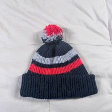 Unbranded Boys Black Red Gray Warm Winter Beanie Hat No Tags