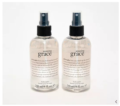 philosophy grace fragrance body spritz 8oz duo