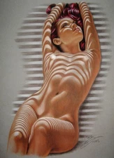 PRINT OF THE ORIGINAL *** PIN UP ART by SLY *** # 10600