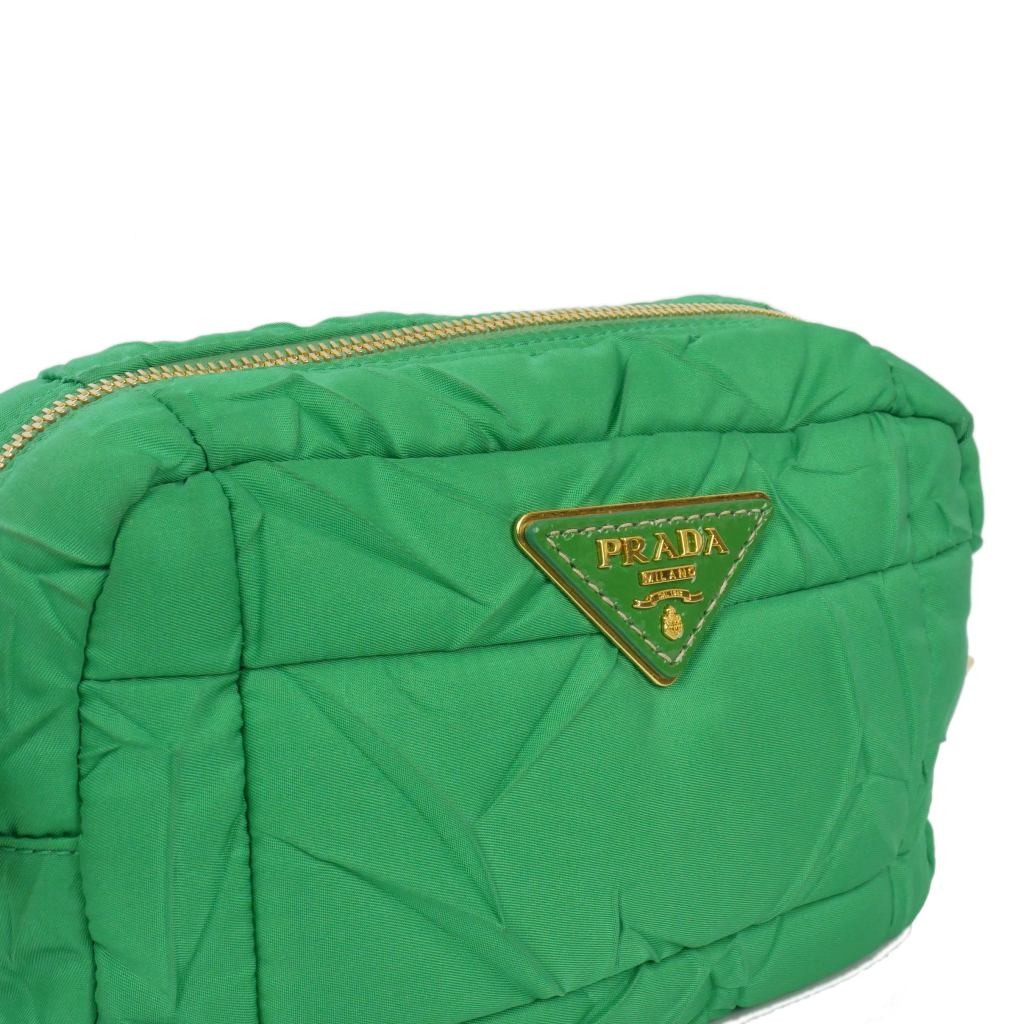 Prada Cryspy Nylon Triangular Plate Shoulder Bag … - image 4