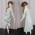 SD BJD Doll Clothes Outfits Handmade Maxi Dress Clothing for 1/4 BJD Doll Girl