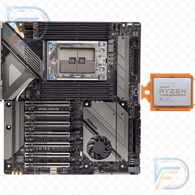 AMD Ryzen Threadripper PRO 3955WX + ASRock WRX80 Creator sWRX8 Motherboard Combo
