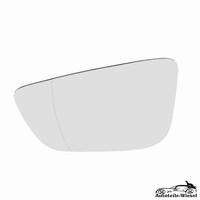 Spiegelglas FüR BMW 5Er 8 Coupe Touring 7Er Beheizt Chrom Links 15-25