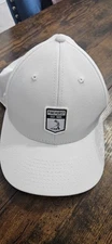 Pinehurst 1895 Pukka Golf Hat Gray and White Snap Back Adjustable Cap