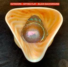 DUGAN “PINCHED SWIRL” PEACH OPAL CARNIVAL SPITTOON – REALLY PRETTY!