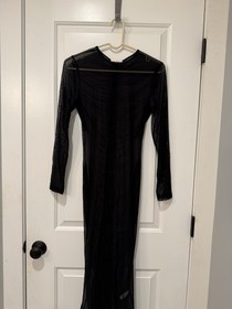 Agent Provocateur Laury Black Cover-up Dress UK10 Medium New without Tags