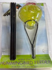 hummingbird feeder stake included and nectar recipe on the back