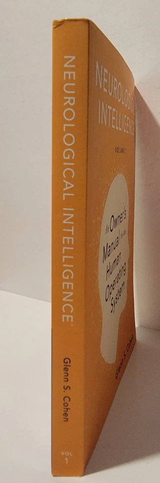 Neurological Intelligence: Vol 1 G.S. Cohen PB/LN (see photos) - Image 2 of 4