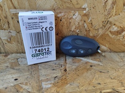 Gardtec 74012 Risco kabelloser Schlüsselanhänger mit 4 Tasten Fernbedienung