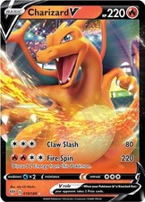 Charizard V - 019/189 - Pokemon Darkness Ablaze Sword & Shield Rare Card NM