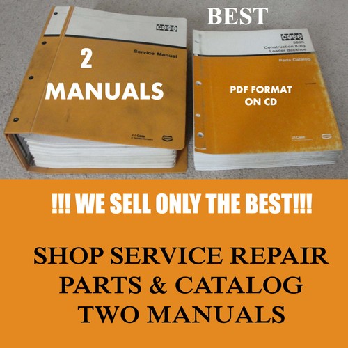 4 Manual Case Phase 1 580K 580 K 580CK Loader Backhoe Shop Service Parts Catalog - Picture 8 of 9