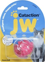 Jw Pet Cataction Flower Ball Cat Toy Plastic Ball With Rattle Beads Free Ship Us Jw Pet Cataction Flower Ball Cat Toy Plastic Ball With Rattle Beads Free Ship Us