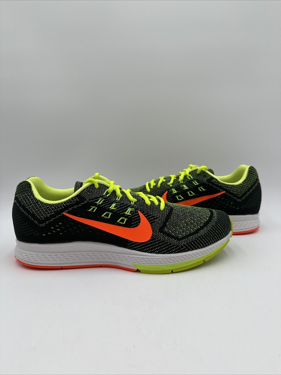 Nike Air Zoom Structure 18 Green Orange 2014 Size 12 Brand New