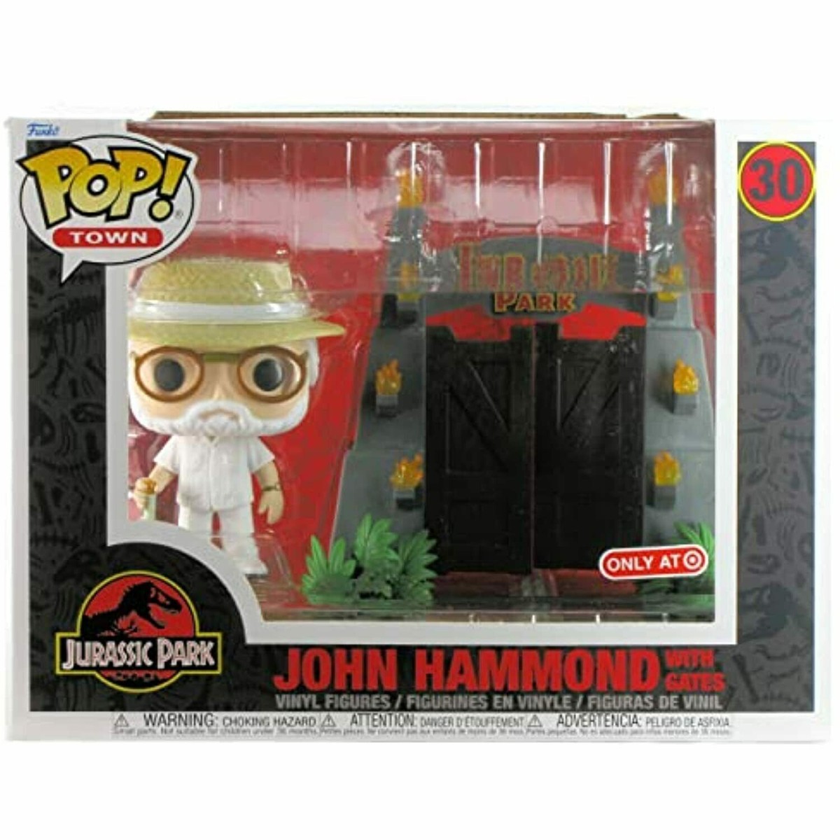 Funko POP! Town: Jurassic Park JOHN HAMMOND WITH GATES #30