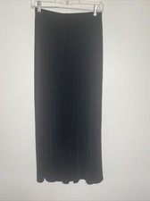 Chico's Black Travelers Pants Women's Sz 1 M Elastic Waist Wrikle Free Travel