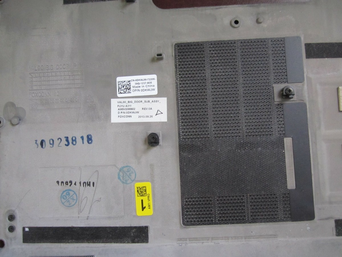 DELL LATITUDE E6440 LAPTOP BOTTOM Cover black 0DKWJW | eBay