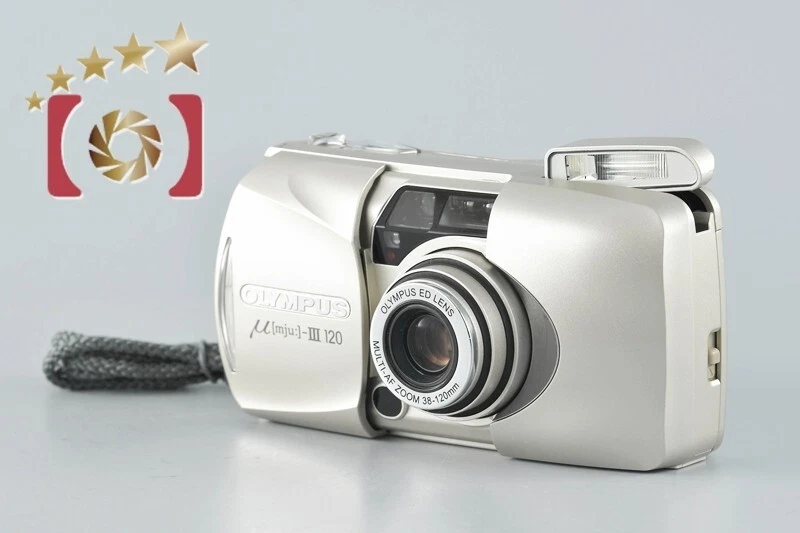 Very Good!! Olympus μ[mju:]-III 120 35mm Point & Shoot Film