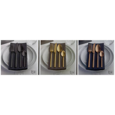 Home Creation Kitchen Besteckset 16 Teilig für 4 Personen Edelstahl Matt