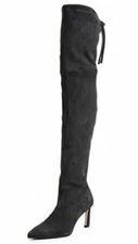 NWOB STUART WEITZMAN NATALIA GRAY Suede Boots Over-The-Knee Sz 7M- $895