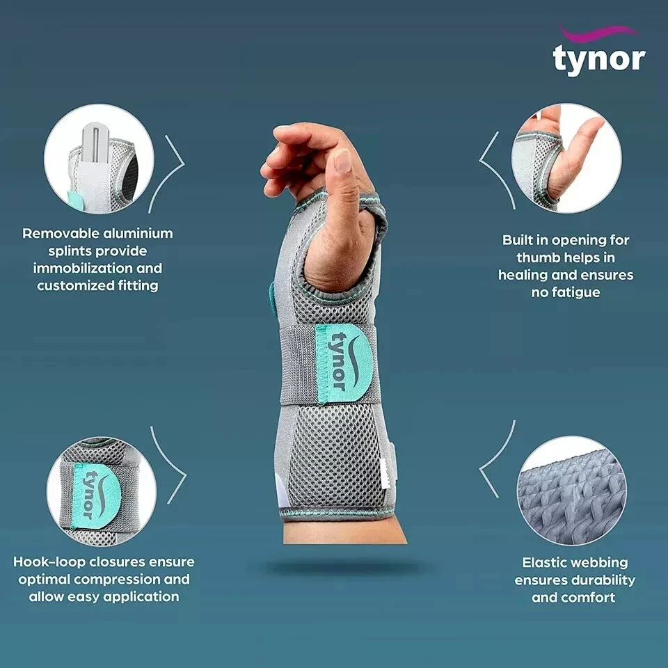 Tynor Wrist & Forearm Support Splint Brace Adjustable Forearm Suport Wrist brace - Image 2 of 4