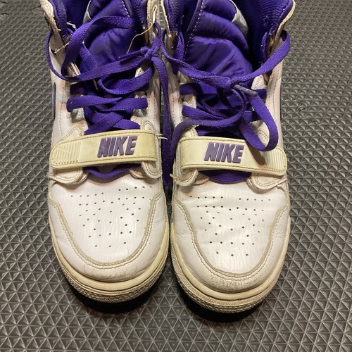 Nike Air Jordan Legacy 312 Lakers White Purple Gold AV3922-157 Size 10.5 - Picture 11 of 14
