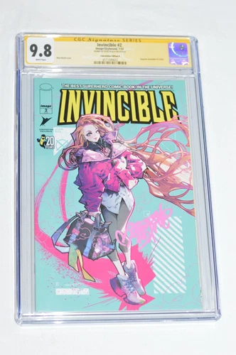 Invincible #2 SDCC 2023 Rose Besch Ltd 500 CGC 9.8 SS Signed By Besch