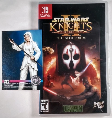 STAR WARS KNIGHTS OF THE OLD REPUBLIC II 2 The Sith Lords SWITCH Game + LRG Card